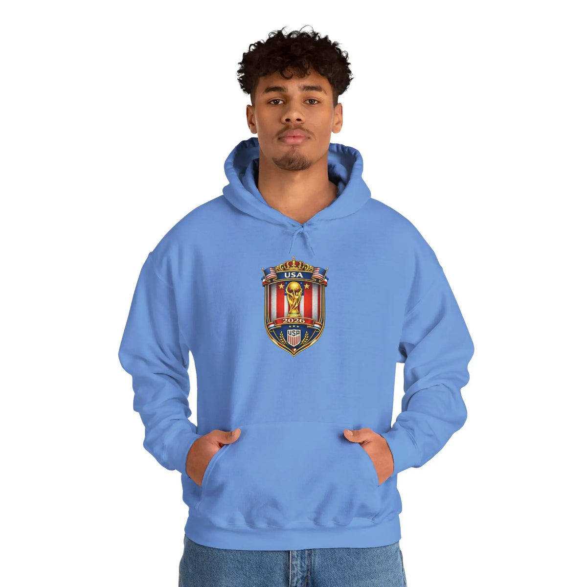 USA World Cup 2026 Hooded Sweatshirt by Printify