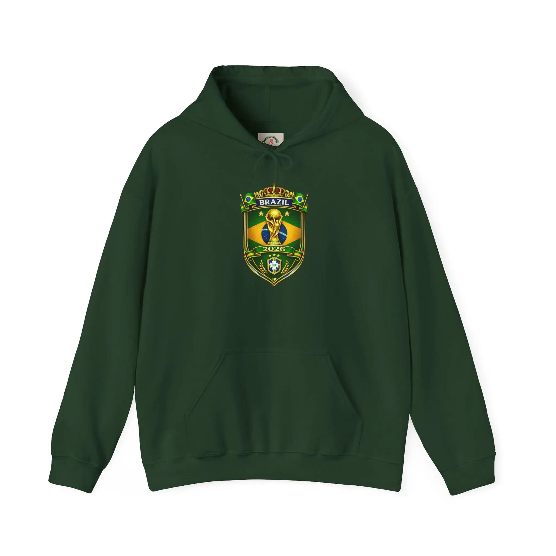 Brazil World Cup 2026 Hooded Sweatshirt by Printify
