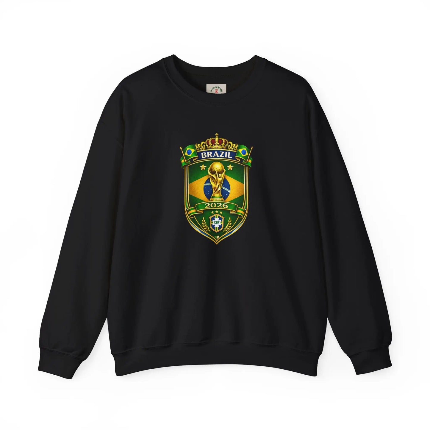 Brazil World Cup 2026 Crewneck Sweatshirt by Printify