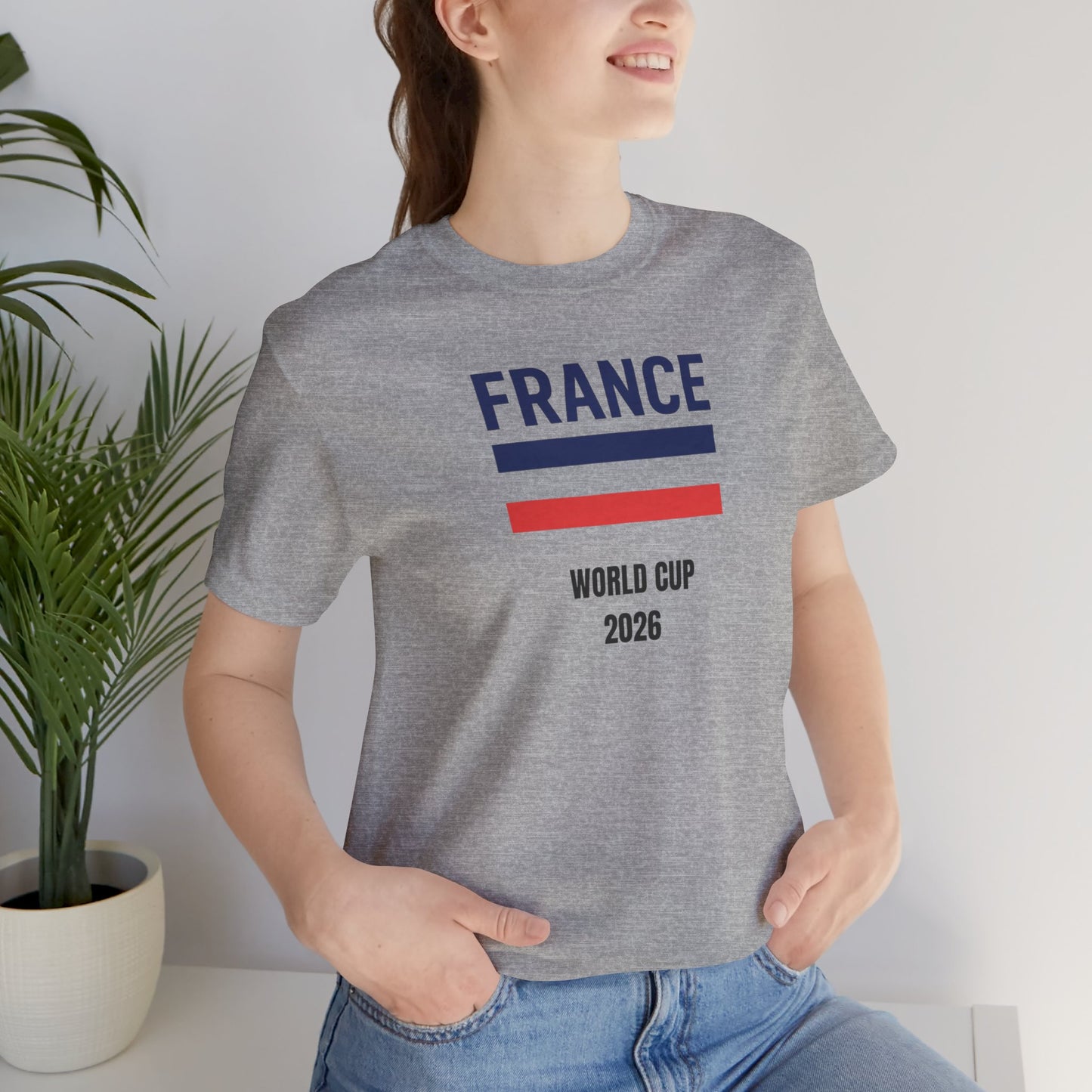 France World Cup 2026 Unisex Cotton Crew Tee