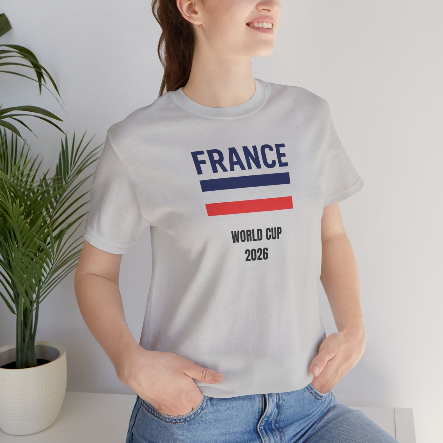 France World Cup 2026 Unisex Cotton Crew Tee