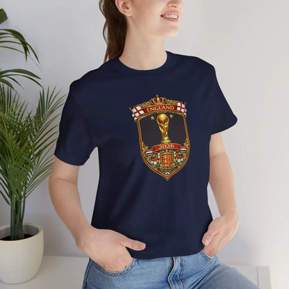 England World Cup 2026 Unisex Cotton Crew Tee by Printify