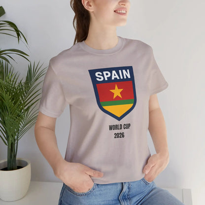 Spain World Cup 2026 Unisex Cotton Crew Tee by Printify