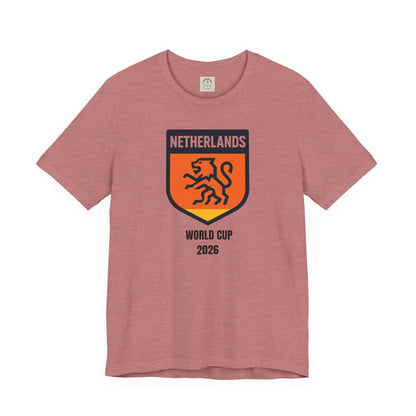 Netherlands World Cup 2026 Unisex Cotton Crew Tee by Printify