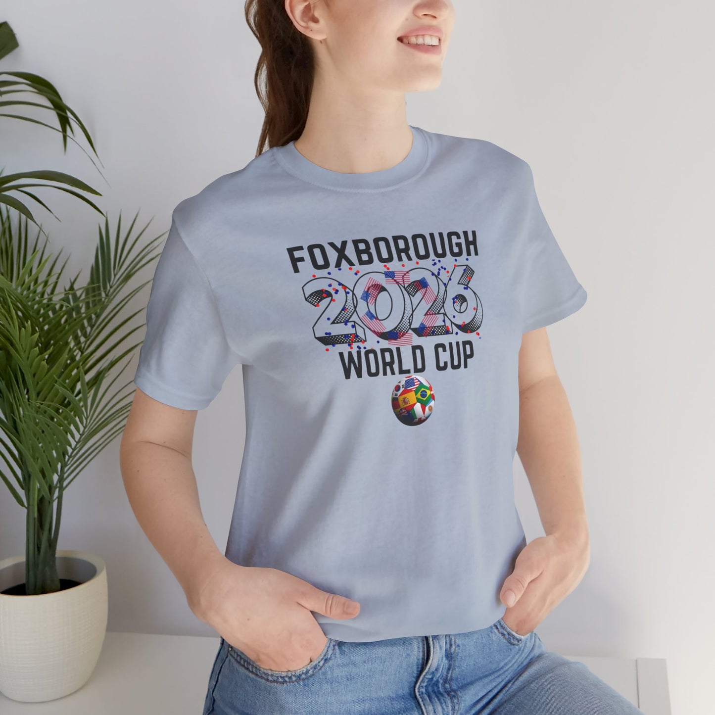 Fox Borough World Cup 2026 Host Unisex Cotton Crew Tee