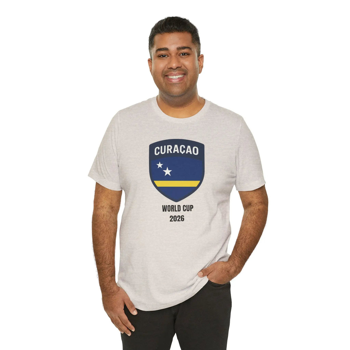 Curaçao World Cup 2026 Unisex Cotton Crew Tee by Printify