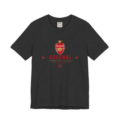 Arsenal Champions League Final Unisex Soccer Jersey Short Sleeve Tee