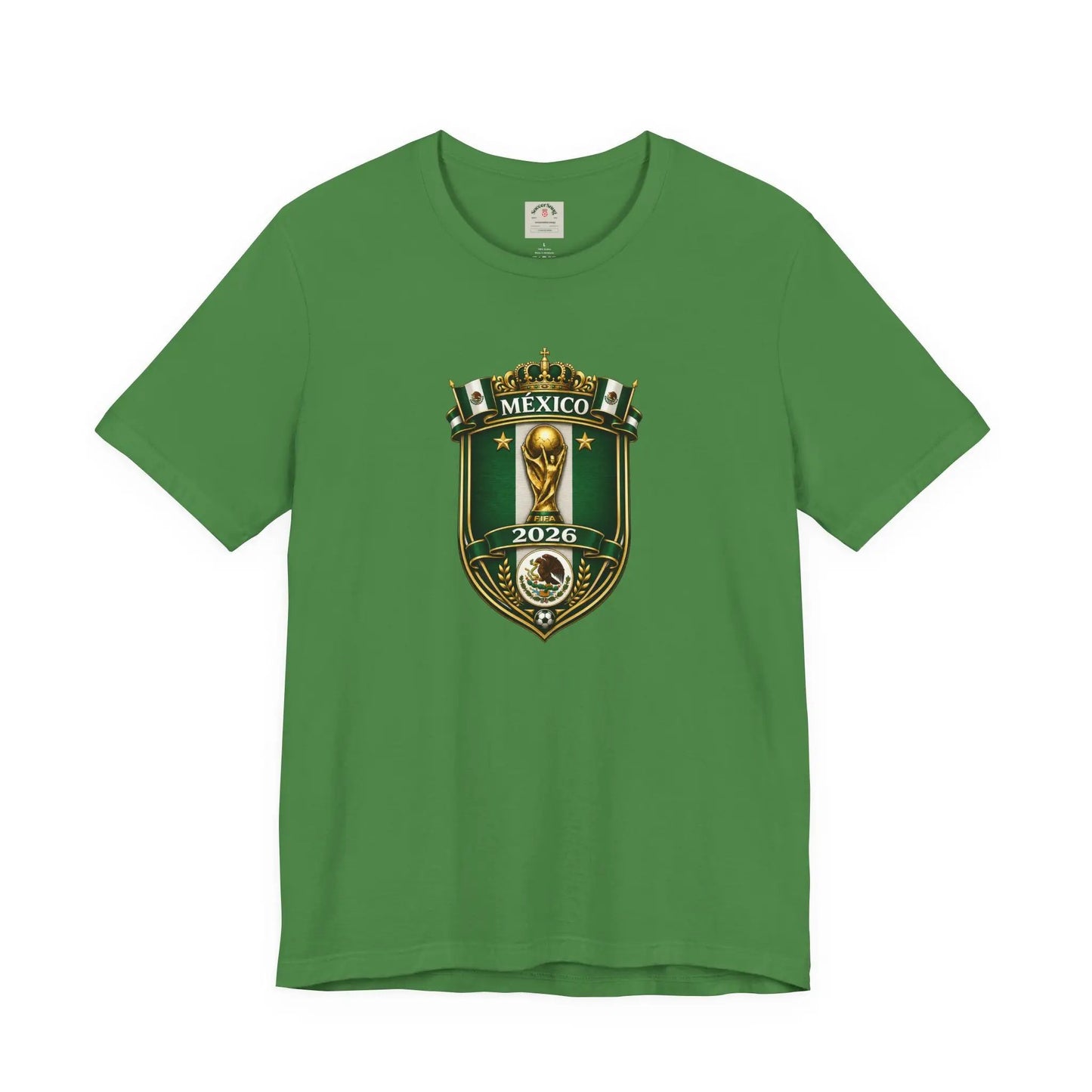Mexico 2026 World Cup Crest T-Shirt — Soccer Fan Jersey Tee by Printify