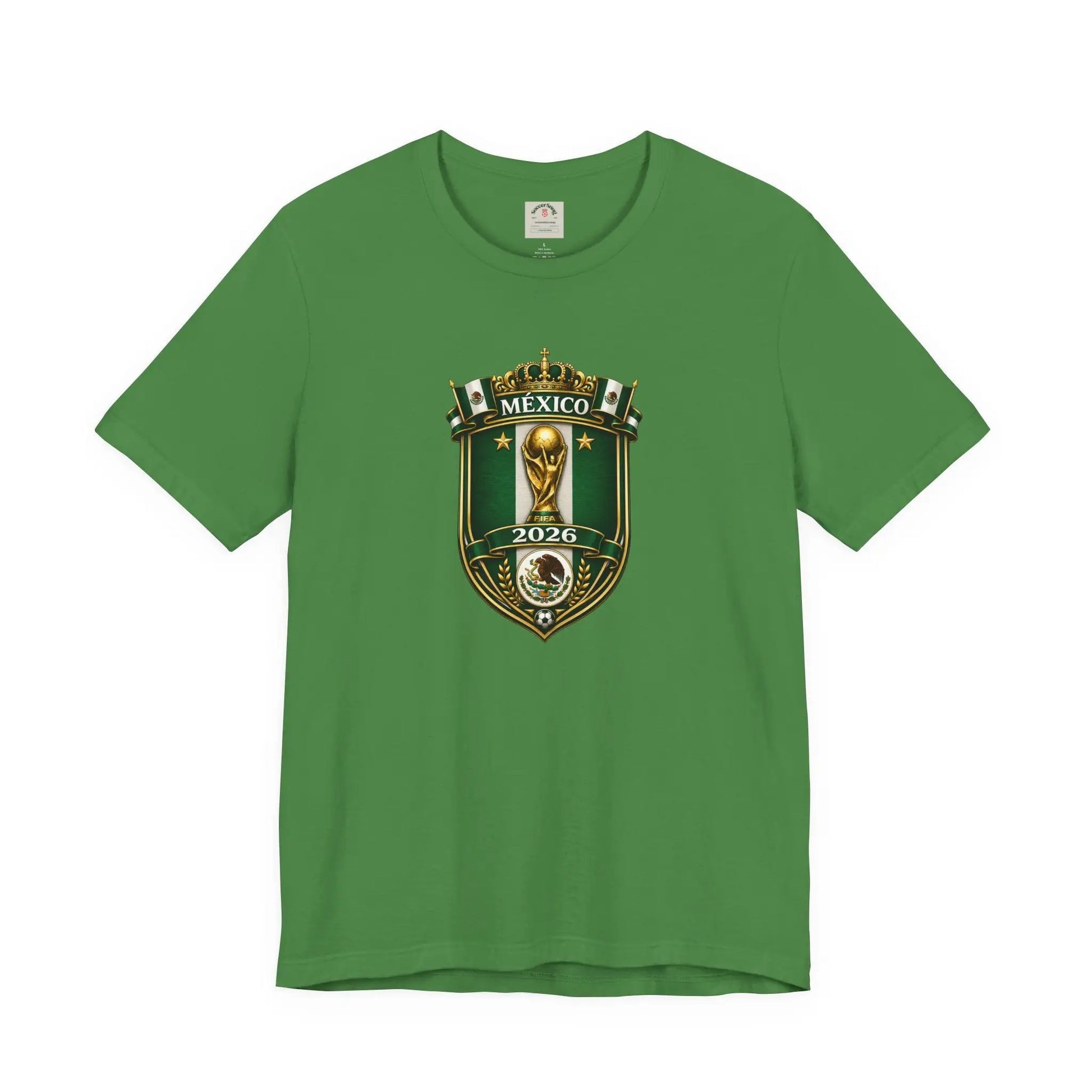 Mexico 2026 World Cup Crest T-Shirt — Soccer Fan Jersey Tee by Printify