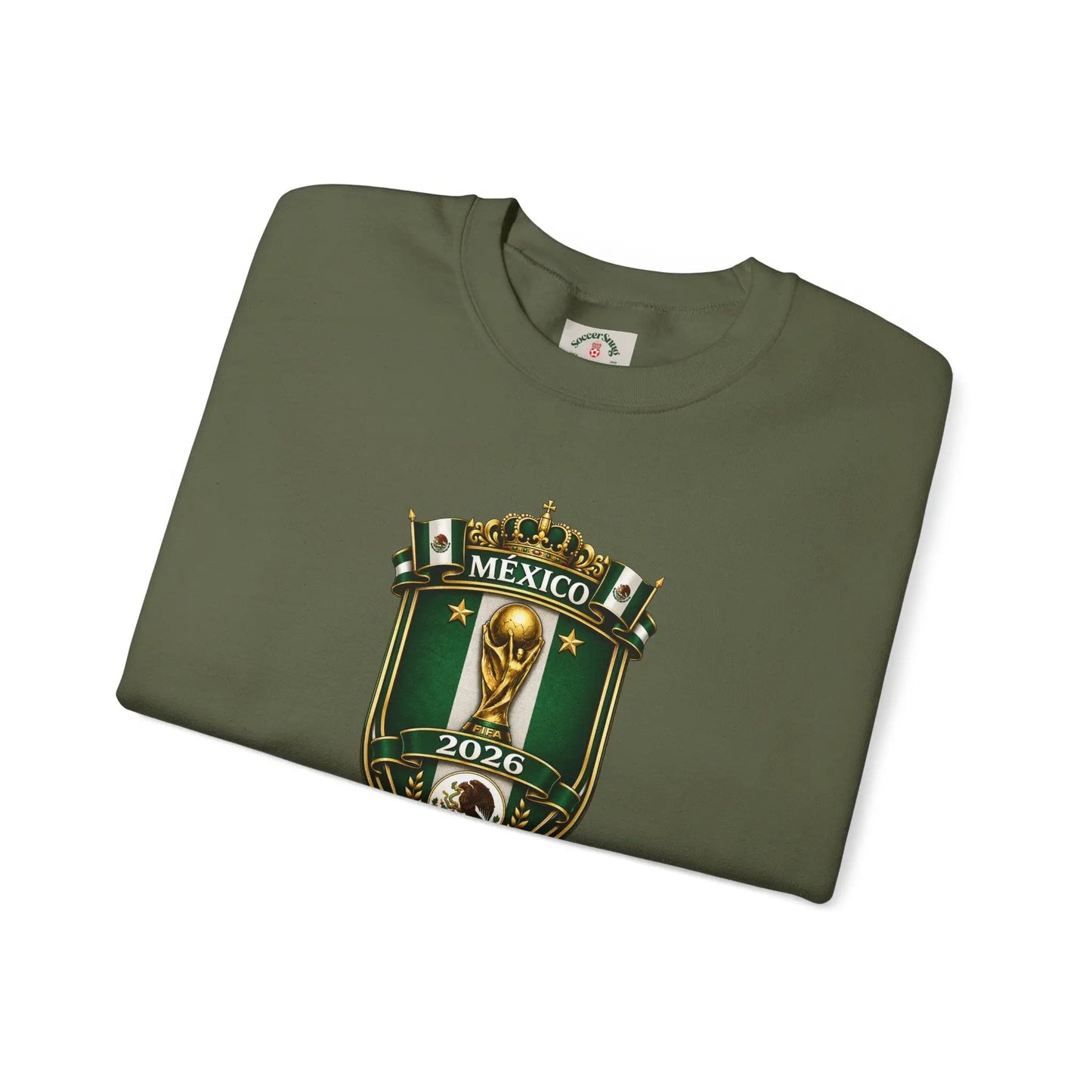 Mexico World Cup 2026 Crewneck Sweatshirt by Printify