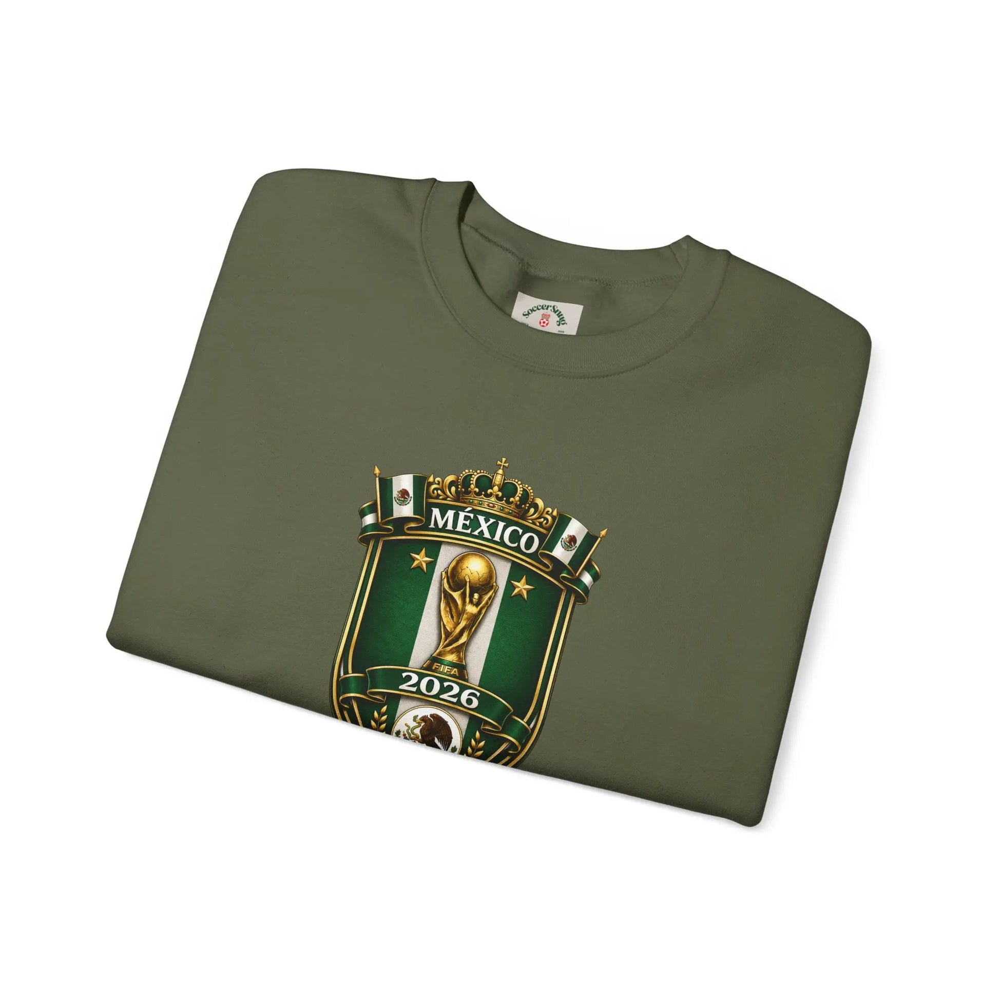 Mexico World Cup 2026 Crewneck Sweatshirt by Printify