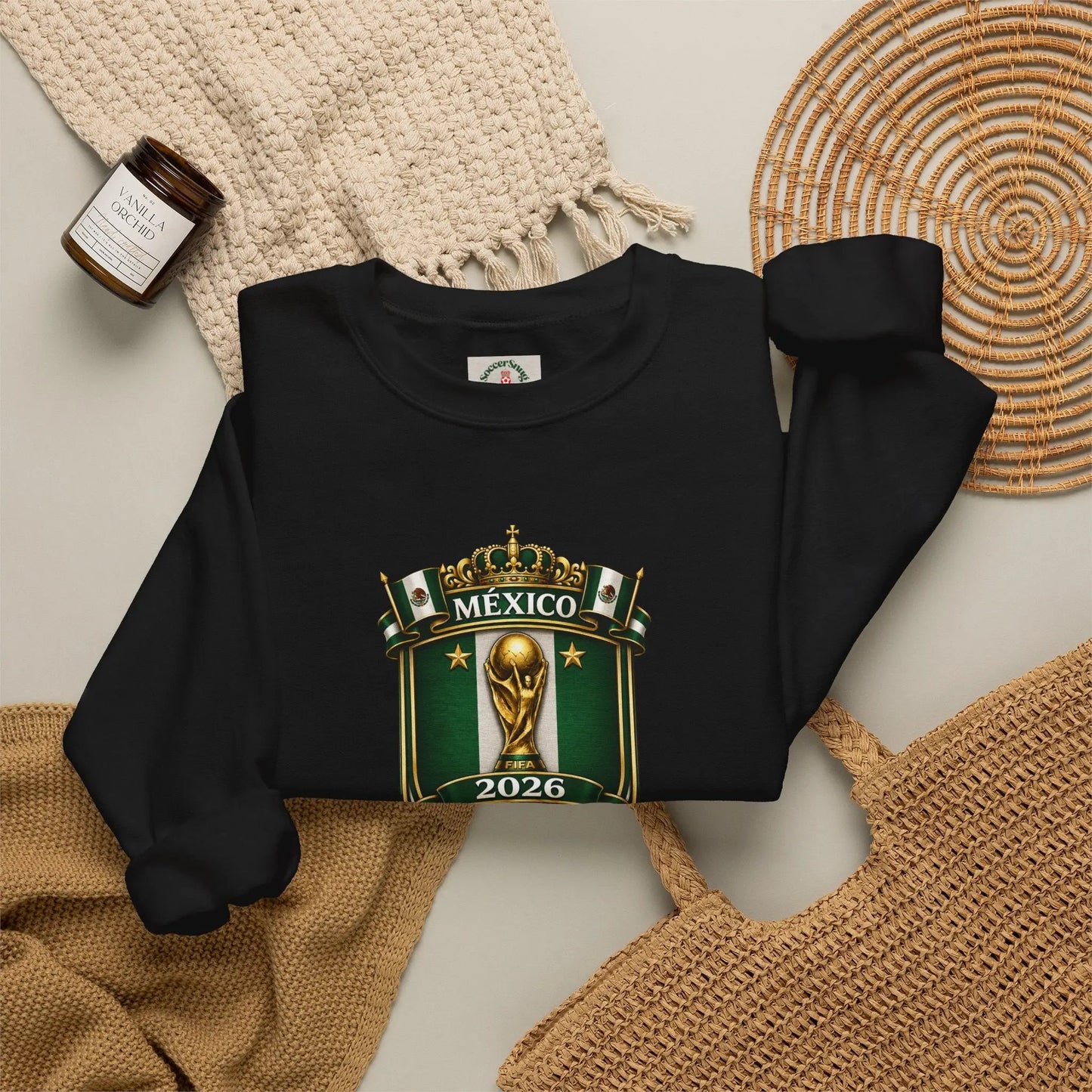 Mexico World Cup 2026 Crewneck Sweatshirt by Printify