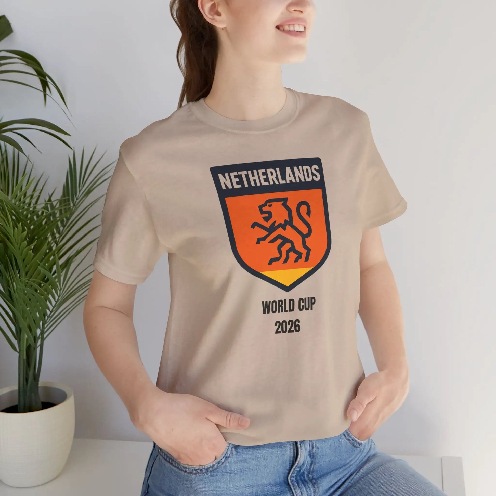 Netherlands World Cup 2026 Unisex Cotton Crew Tee by Printify