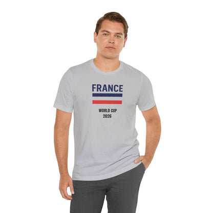 France World Cup 2026 Unisex Cotton Crew Tee by Printify