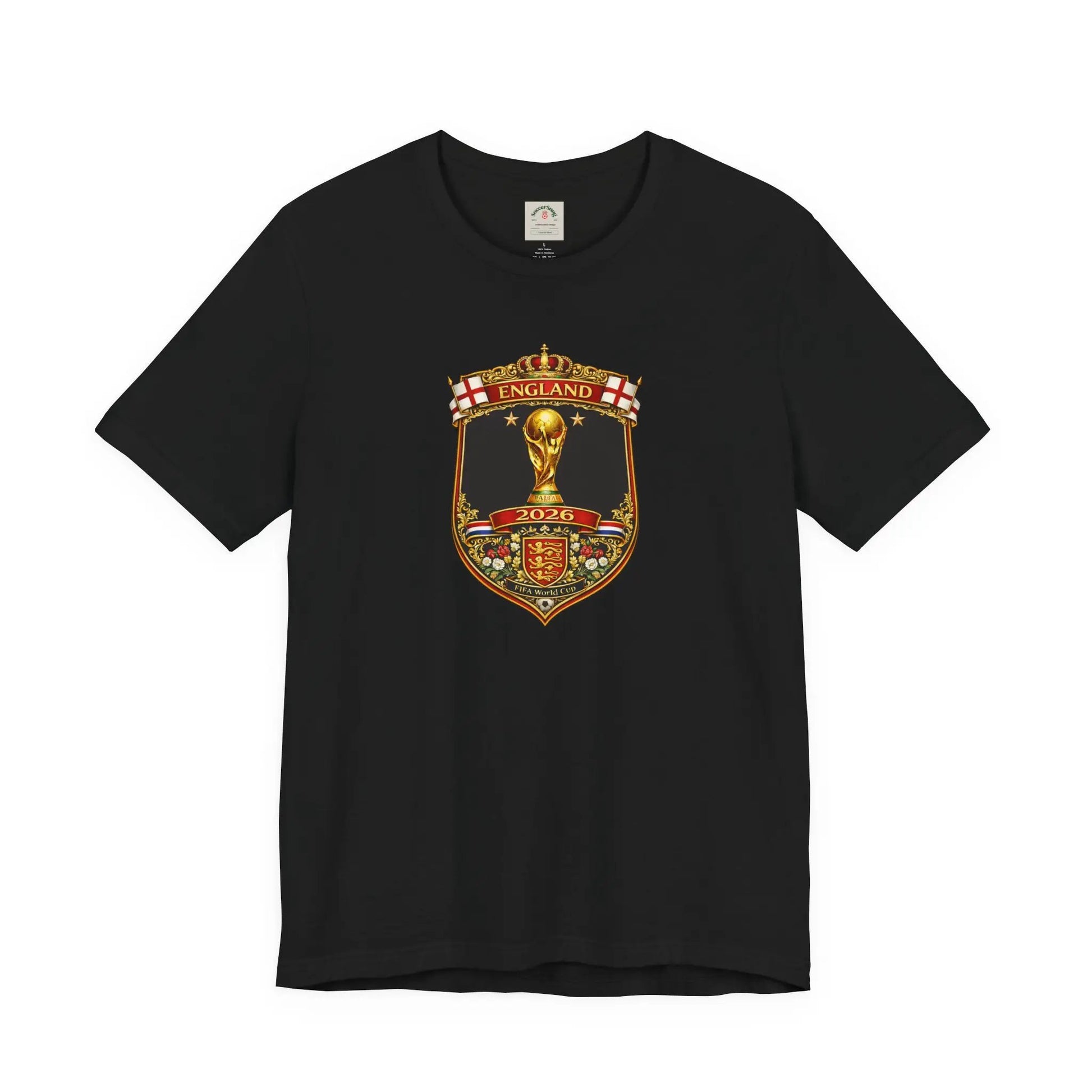 England World Cup 2026 Unisex Cotton Crew Tee by Printify