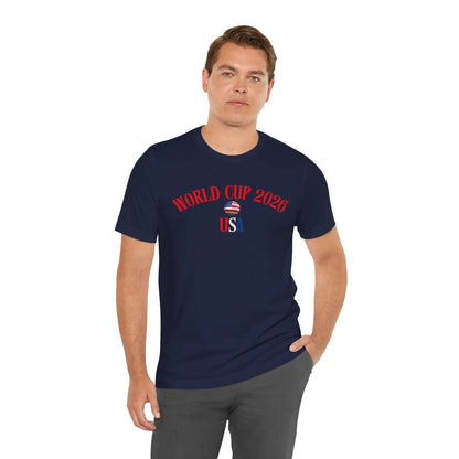 World Cup 2026 USA T-Shirt — Patriotic Soccer Tee by Printify
