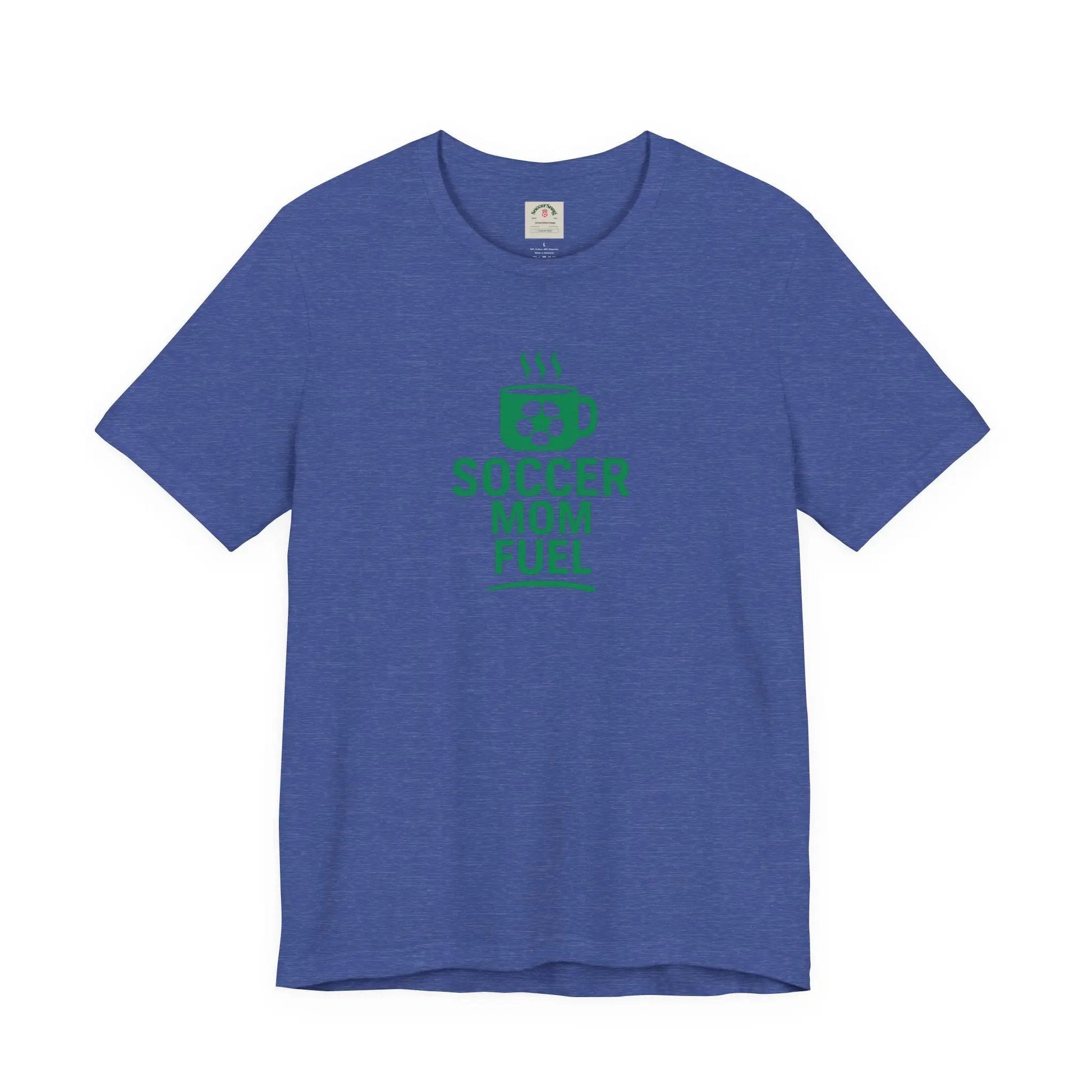 Soccer Mom Fuel T-Shirt — Coffee & Soccer Graphic Tee for Sports Moms by Printify