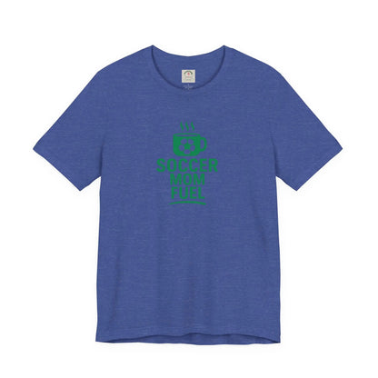 Soccer Mom Fuel T-Shirt — Coffee & Soccer Graphic Tee for Sports Moms by Printify