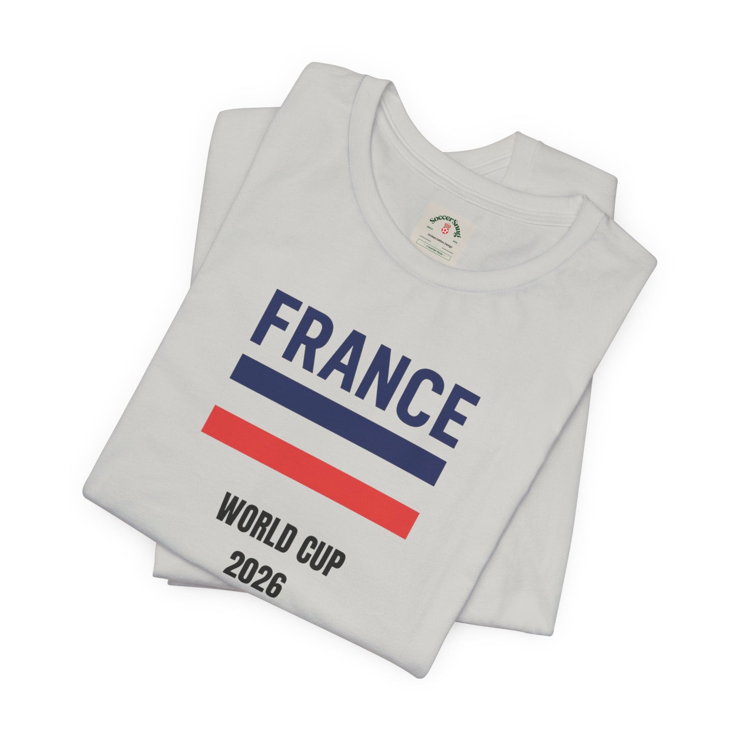 France World Cup 2026 Unisex Cotton Crew Tee