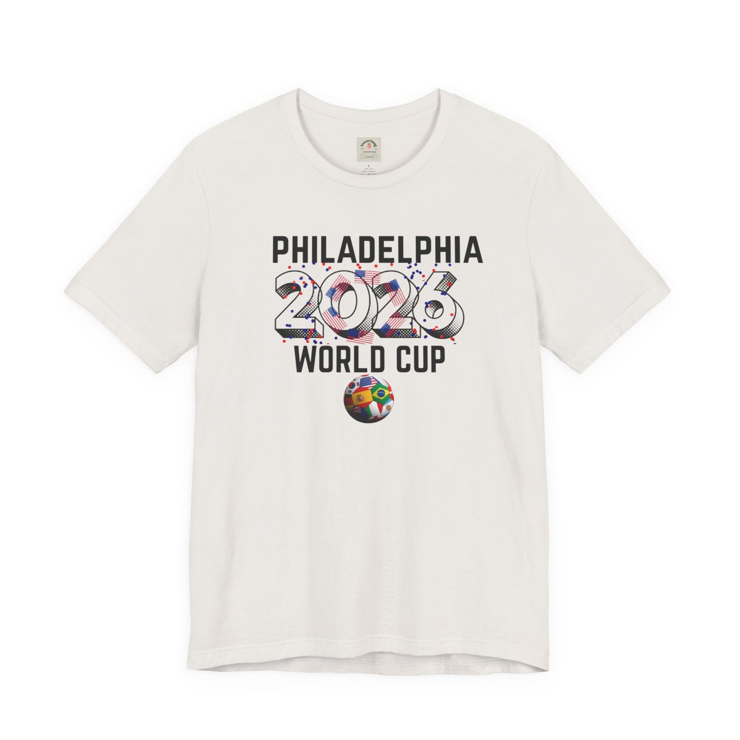 Philadelphia World Cup 2026 Unisex Streetwear Cotton Crew Tee