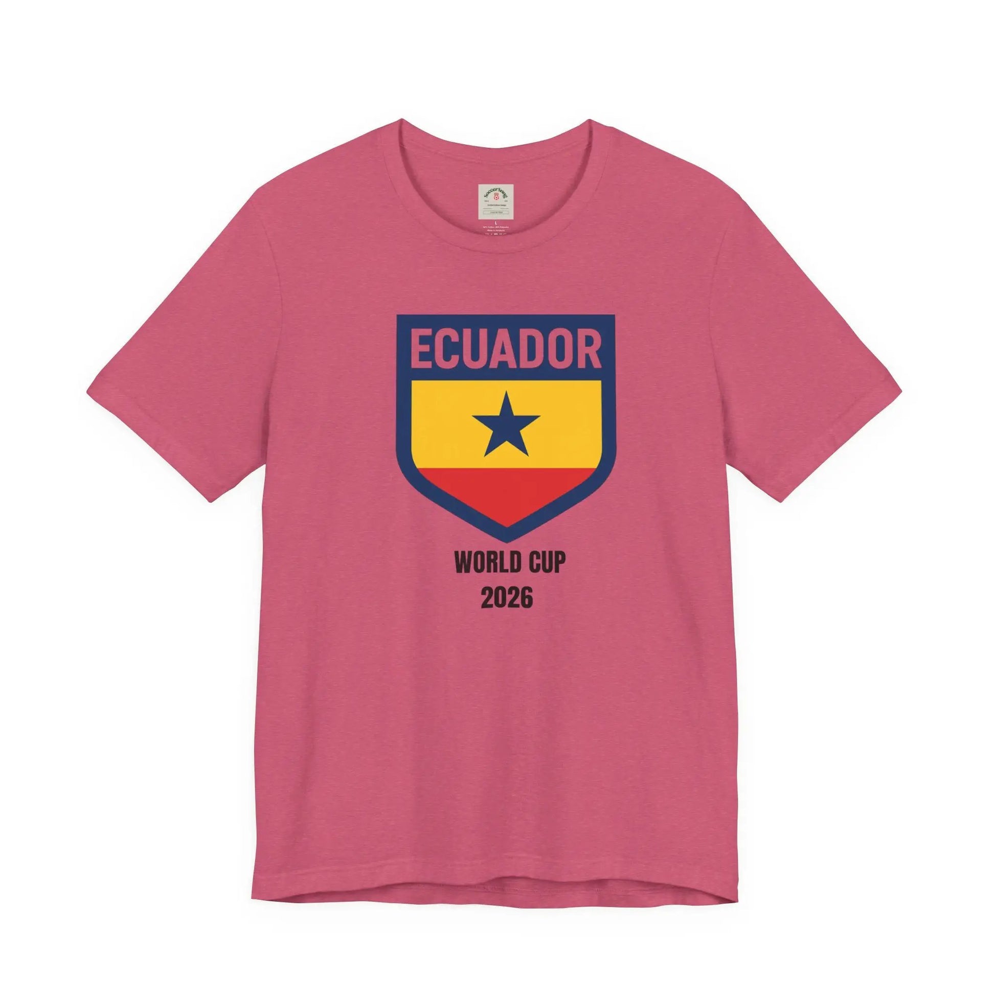 Ecuador World Cup 2026 Unisex Cotton Crew Tee by Printify