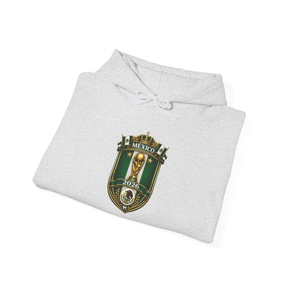 Mexico World Cup Slytherin Crest Hoodie – Hogwarts House Green Shield Pullover by Printify