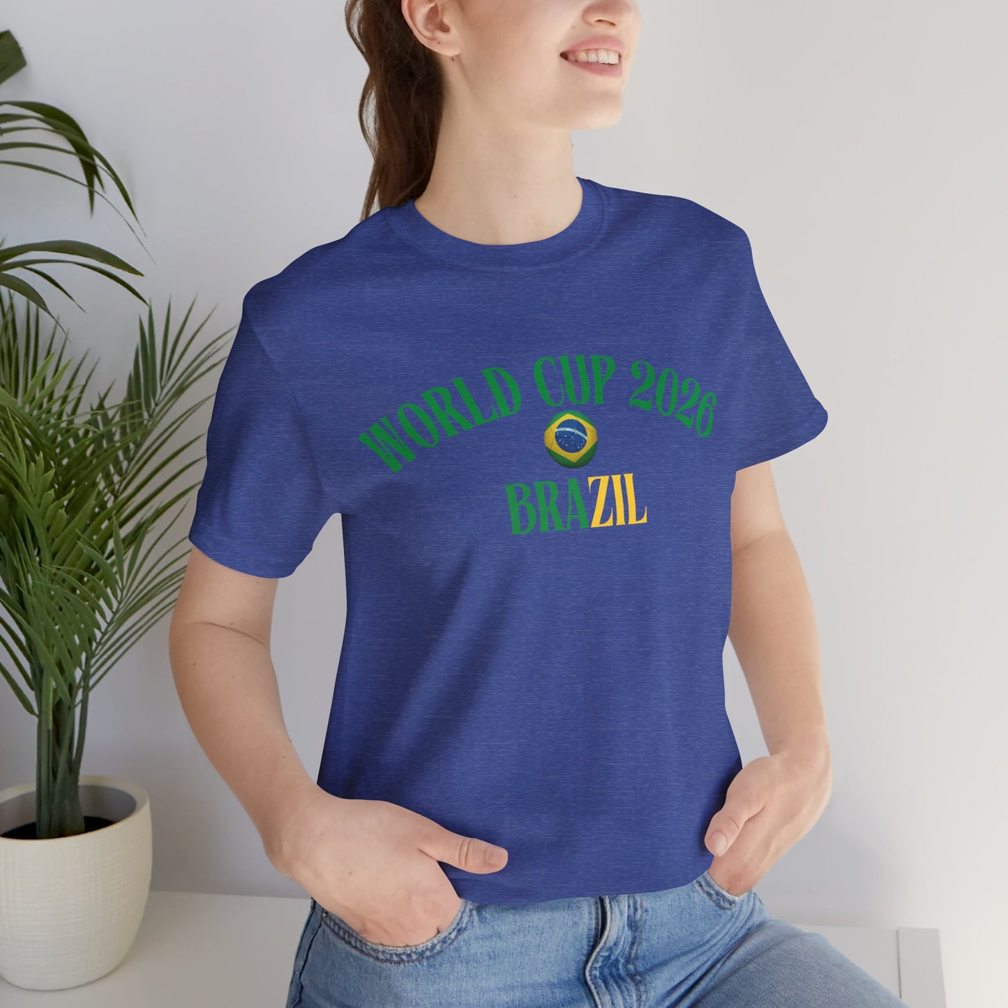 World Cup 2026 Brazil Tee – Brazil Soccer Fan T-Shirt
