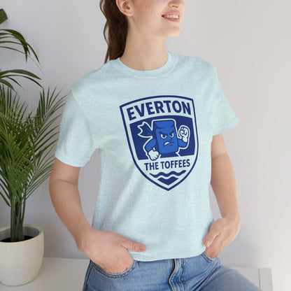 Everton 'The Toffees' Crest T-Shirt — Football Fan Tee