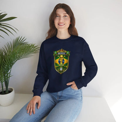 Brazil World Cup 2026 Crewneck Sweatshirt by Printify