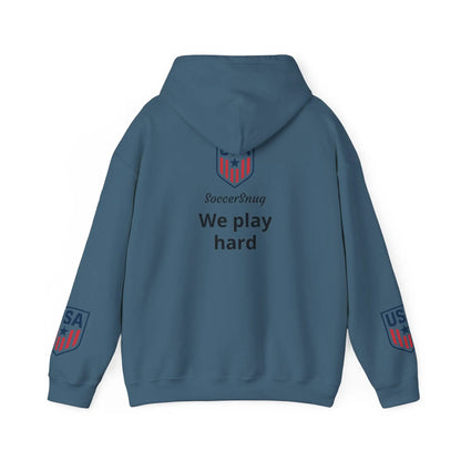 Customizable - SoccerSnug Heavy Blend Hoodie Unisex With Front Pocket Drawcord by Printify