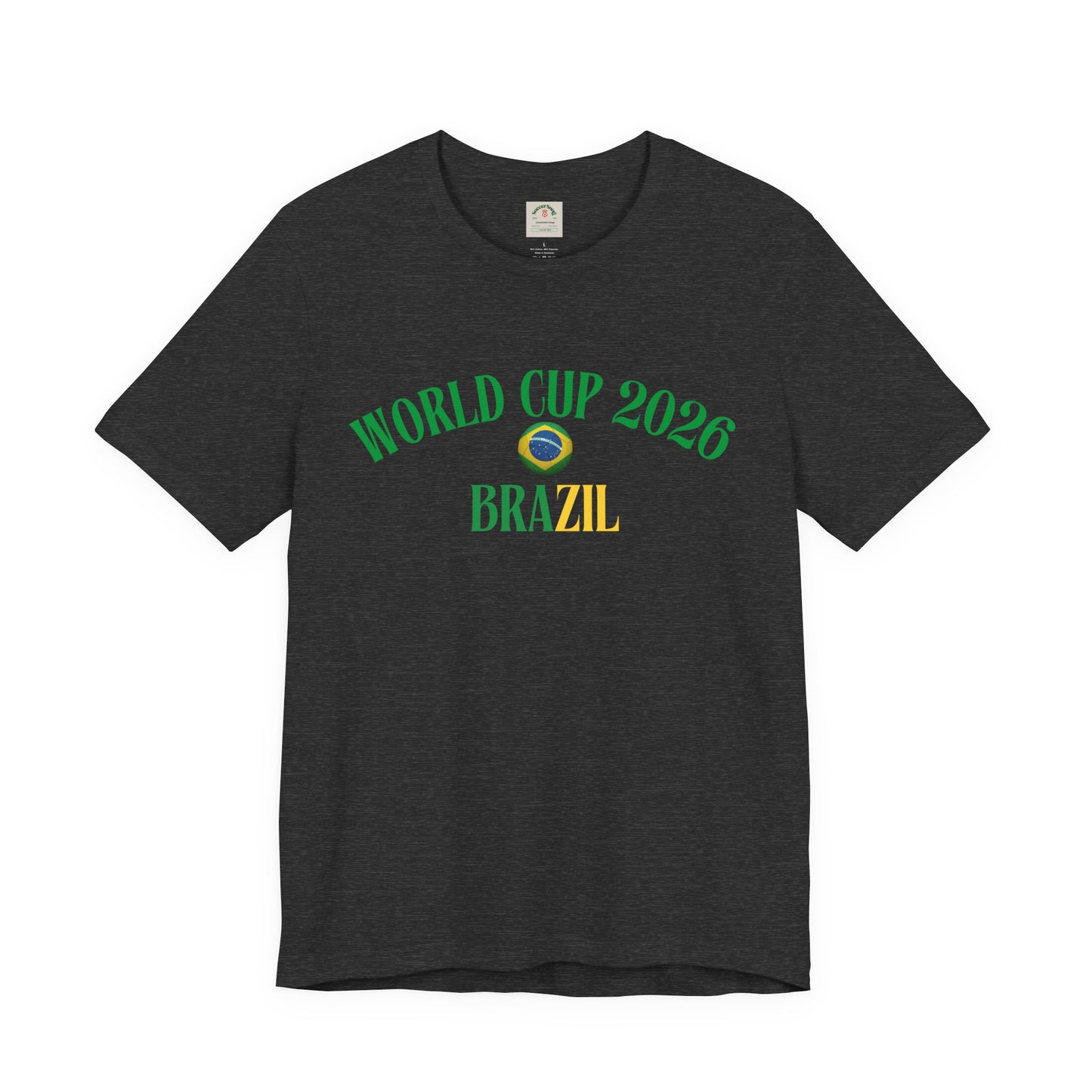 World Cup 2026 Brazil Tee – Brazil Soccer Fan T-Shirt