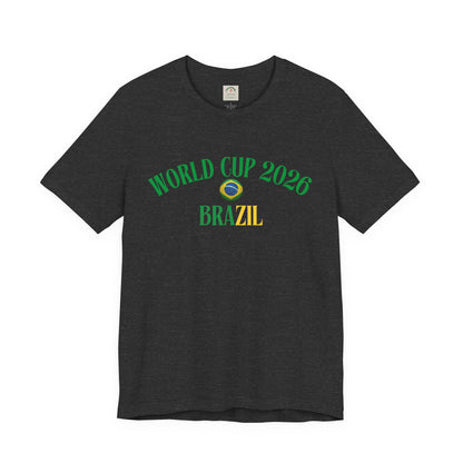 World Cup 2026 Brazil Tee – Brazil Soccer Fan T-Shirt