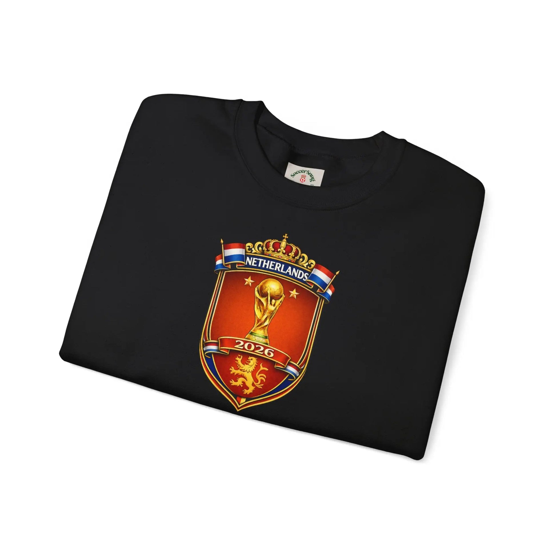 Netherlands 2026 World Cup Crest Crewneck by Printify