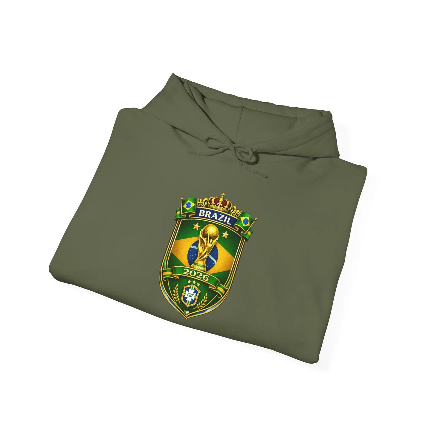 Brazil World Cup 2026 Hooded Sweatshirt by Printify