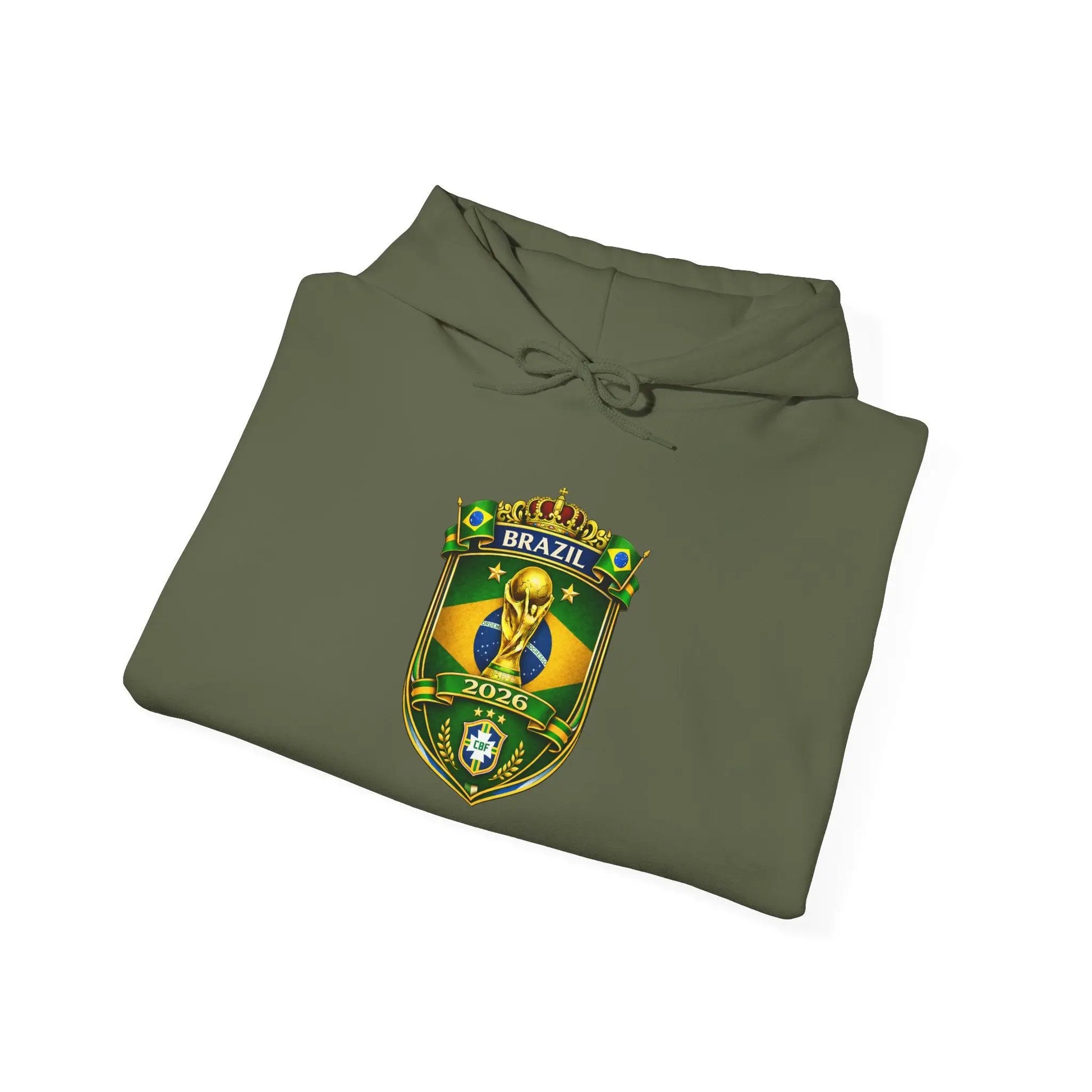Brazil World Cup 2026 Hooded Sweatshirt by Printify