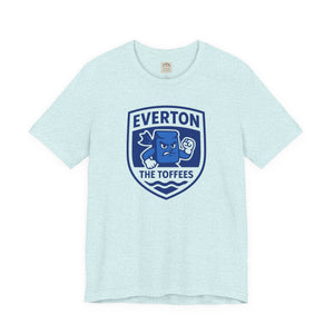 Everton 'The Toffees' Crest T-Shirt — Football Fan Tee