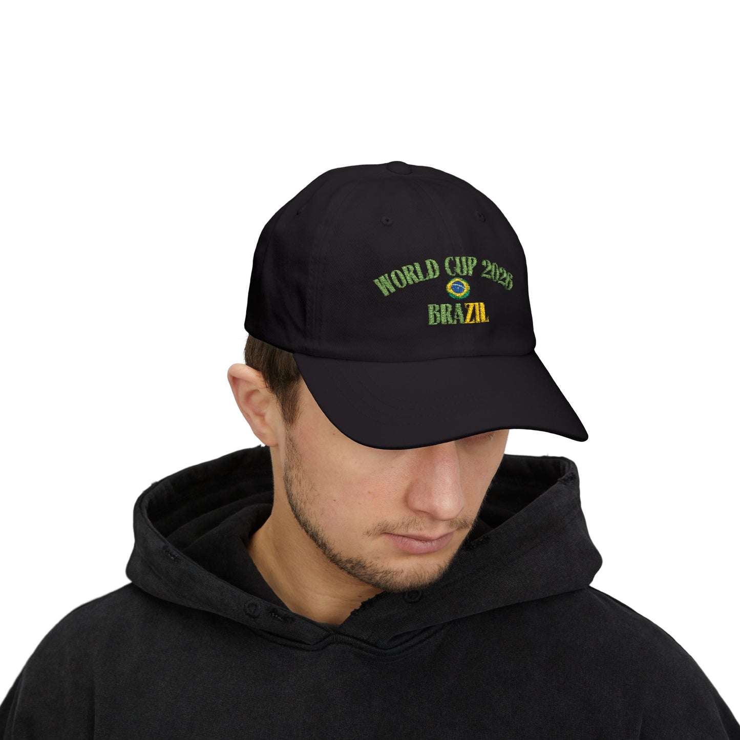 World Cup 2026 Brazil Dad Cap – Embroidered Soccer Fan Hat