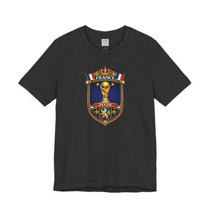 France World Cup 2026 Soccer Tee by Printify