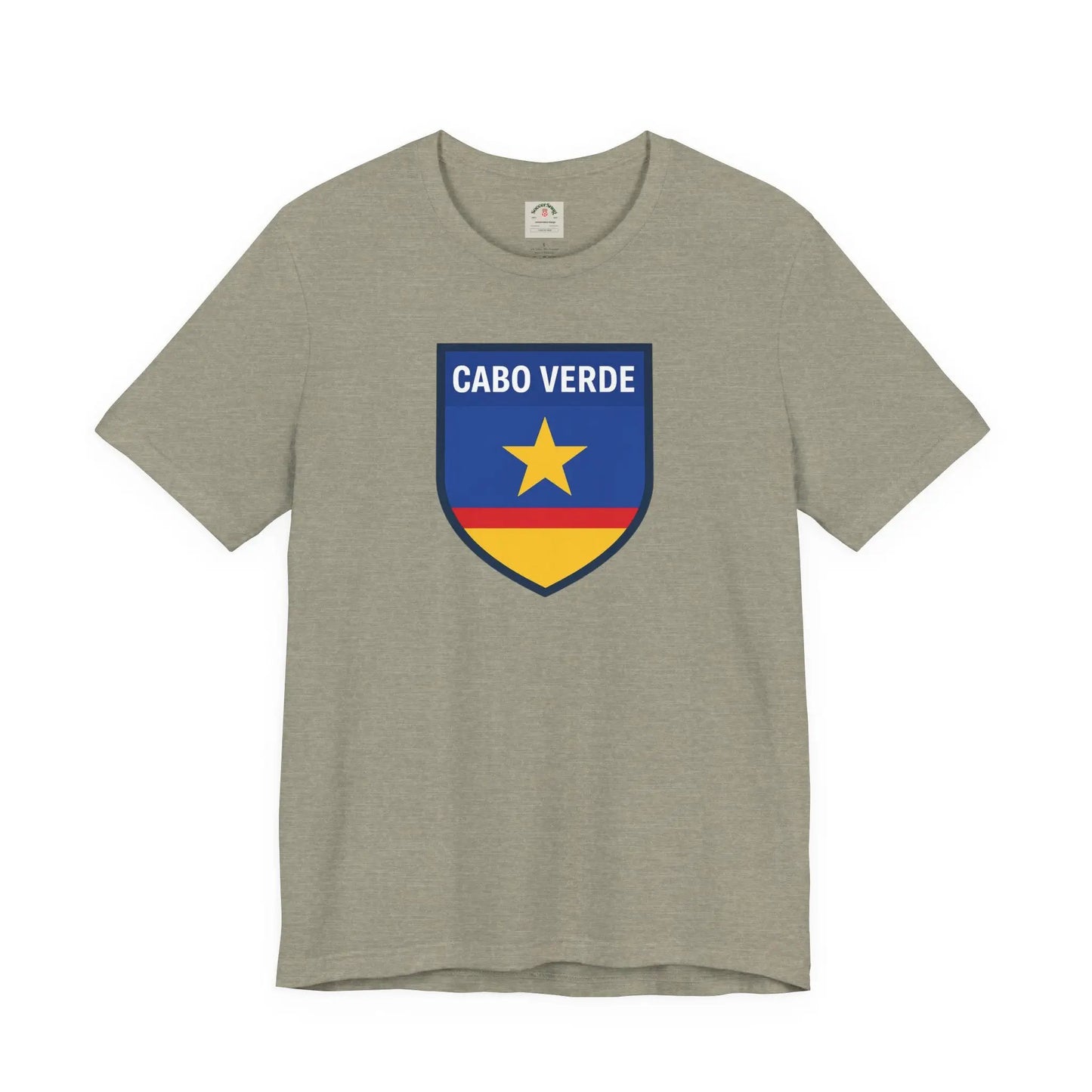 Cabo Verde Shield T‑Shirt — Cape Verde Pride Travel Tee by Printify