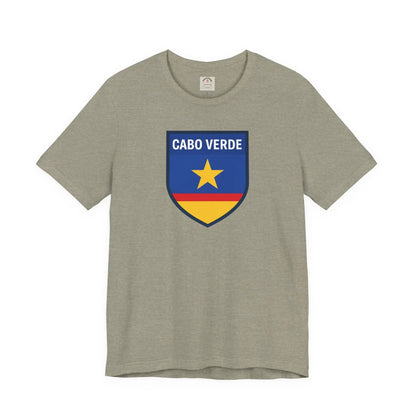 Cabo Verde Shield T‑Shirt — Cape Verde Pride Travel Tee by Printify