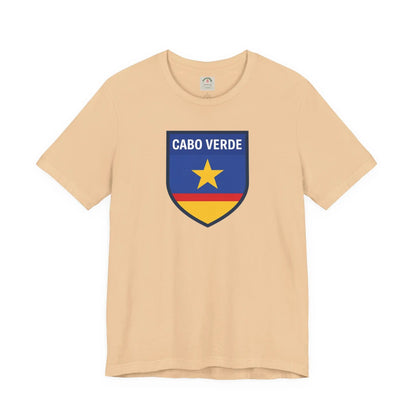 Cabo Verde Shield T‑Shirt — Cape Verde Pride Travel Tee by Printify