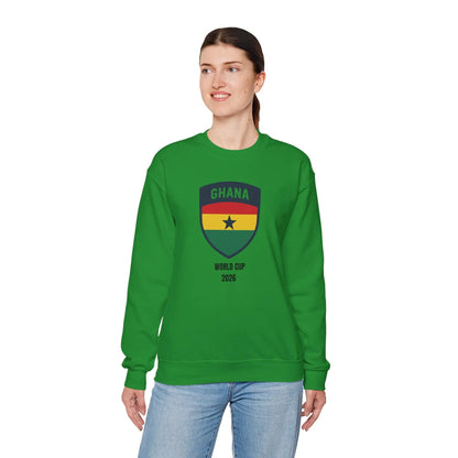 Ghana World Cup 2026 Unisex Heavy Blend™ Crewneck Sweatshirt by Printify