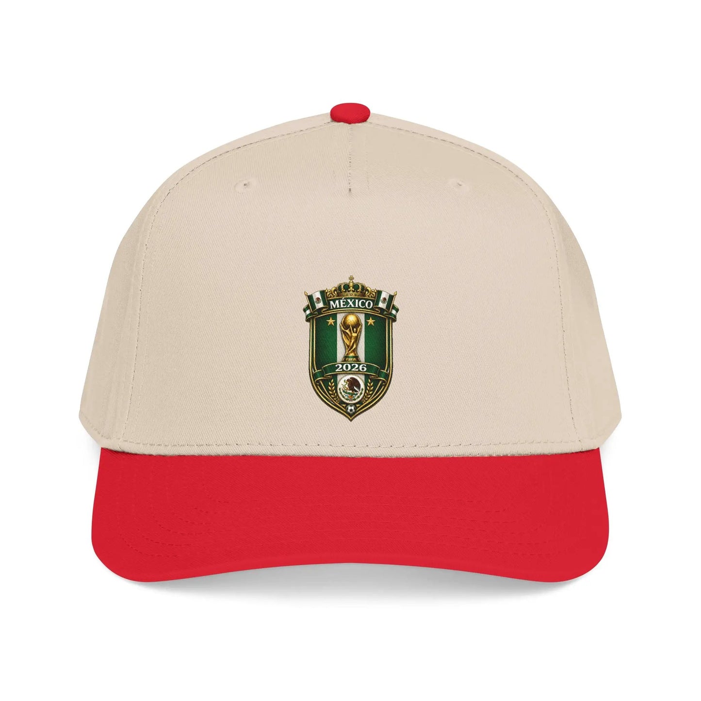 Mexico World Cup 2026 Mid Profile Adjustable Structured Baseball Cap by Printify