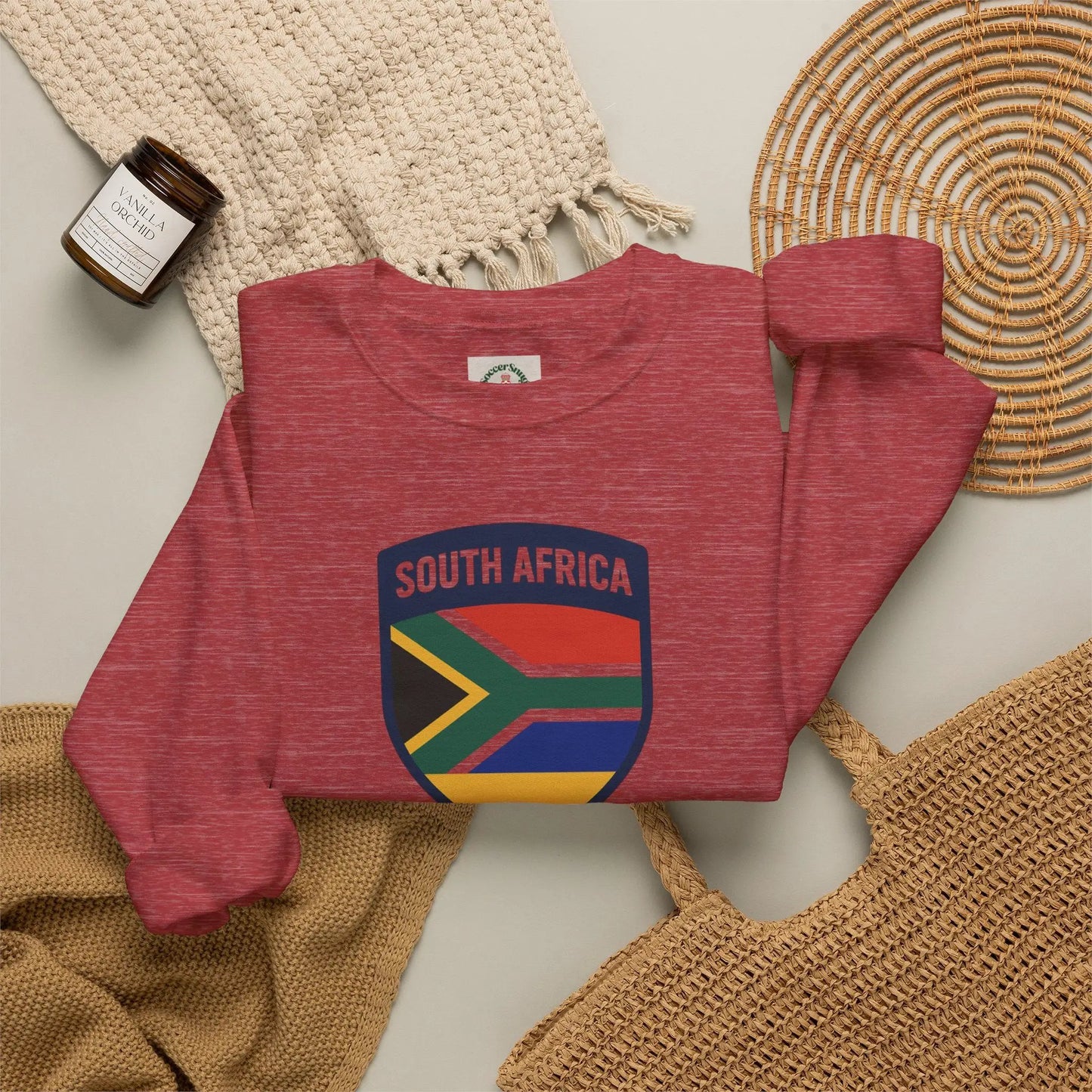 South Africa World Cup 2026 Unisex Heavy Blend™ Crewneck Sweatshirt by Printify