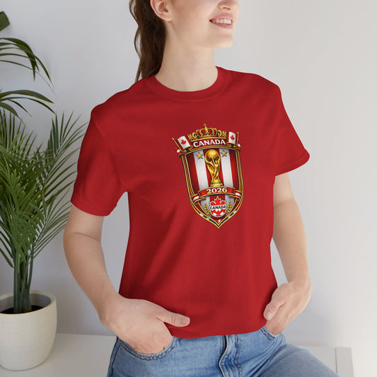 Canada World Cup 2026 Unisex Cotton Crew Soccer Fan Tee