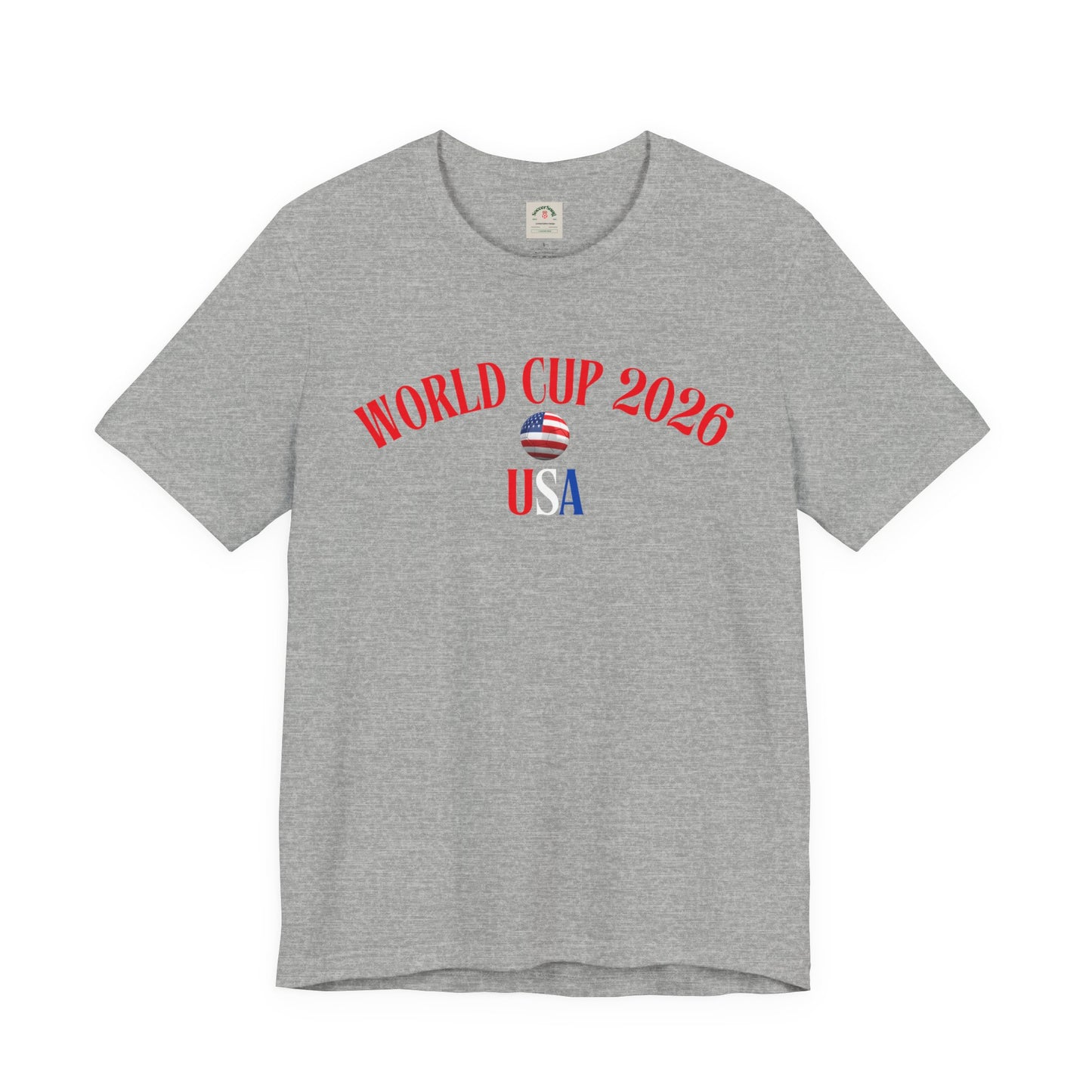 World Cup 2026 USA T-Shirt — Patriotic Soccer Tee
