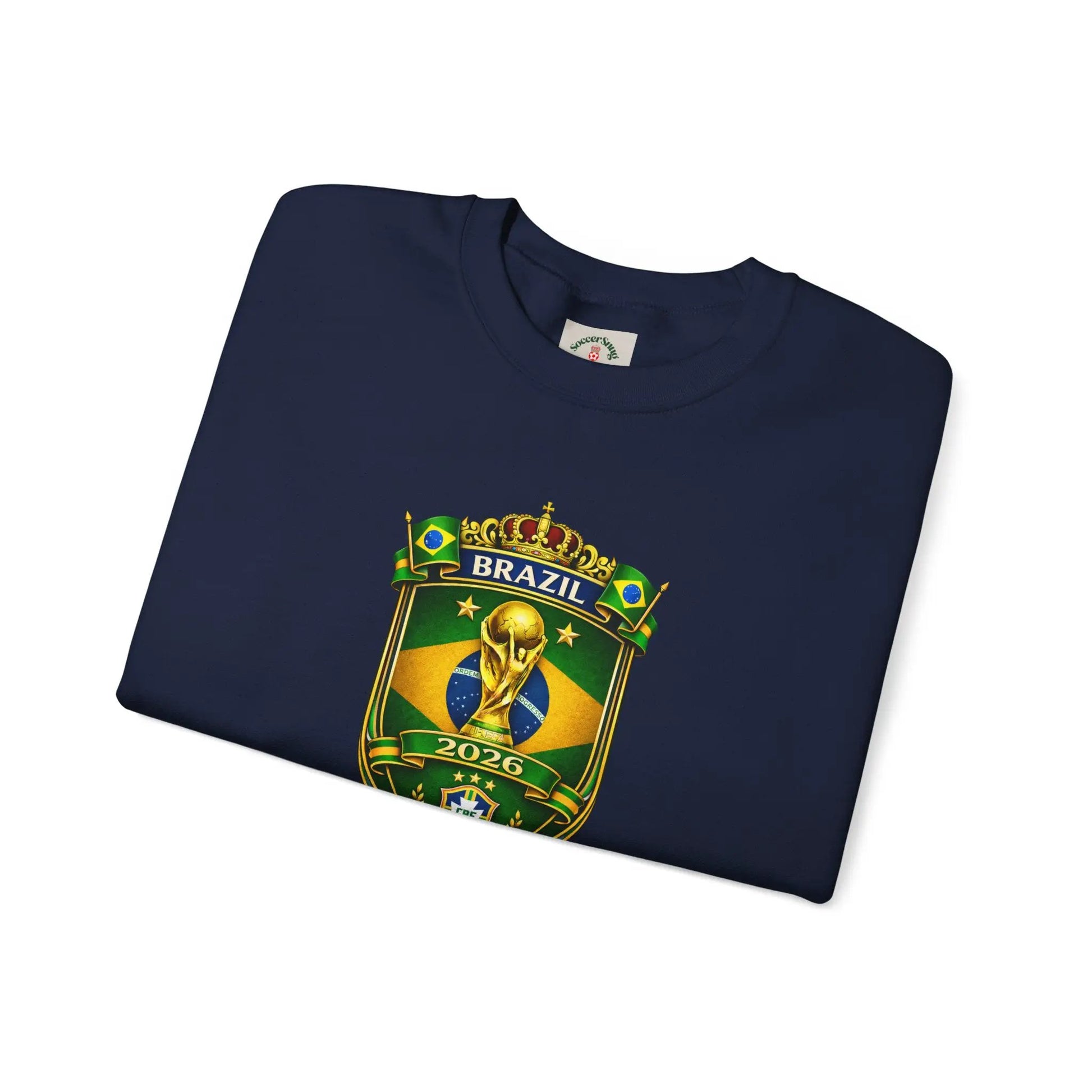 Brazil World Cup 2026 Crewneck Sweatshirt by Printify