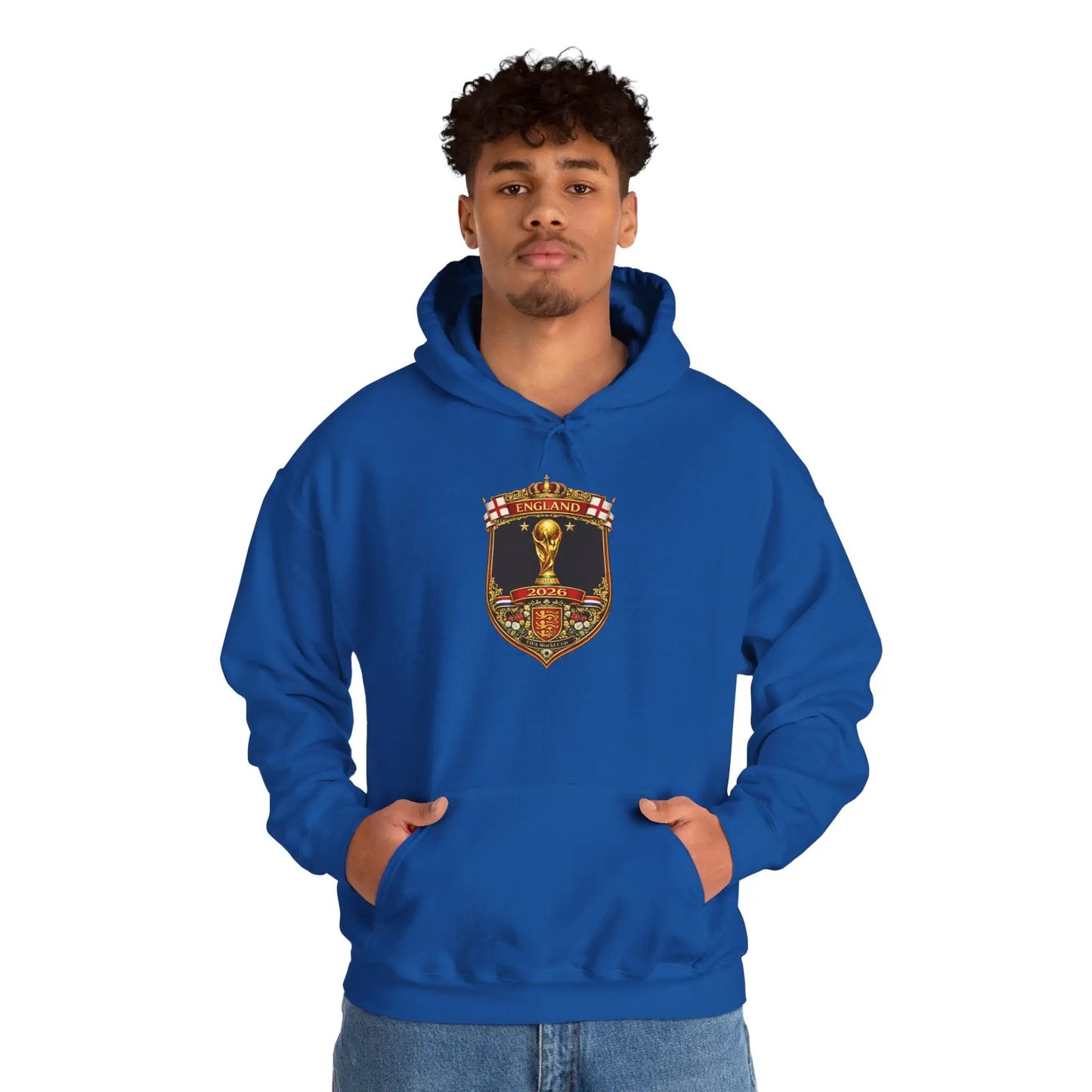 England World Cup Hooded Sweatshirt by Printify