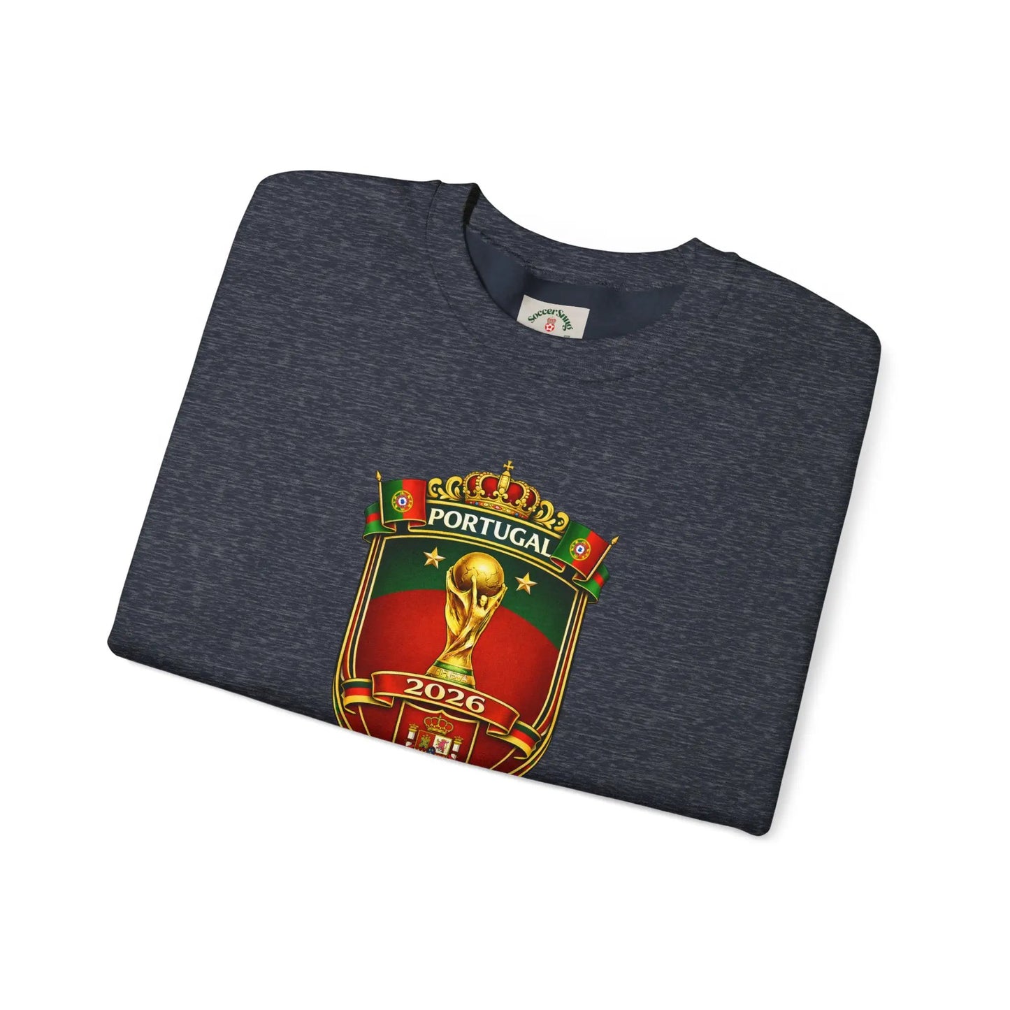 Portugal World Cup 2022 Crest Sweatshirt by Printify