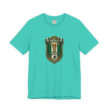 Mexico 2026 World Cup Crest T-Shirt — Soccer Fan Jersey Tee by Printify